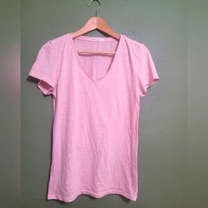 Marine Layer Women’s Pink V-Neck Tee – Size M